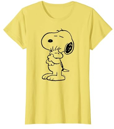 Arachidi - Snoopy AMA Woodstock Maglietta, Donna, Limone, L