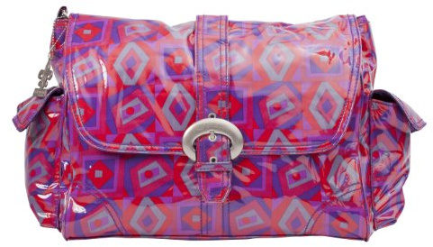 Kalencom Tasche, laminiert, mit Schnalle