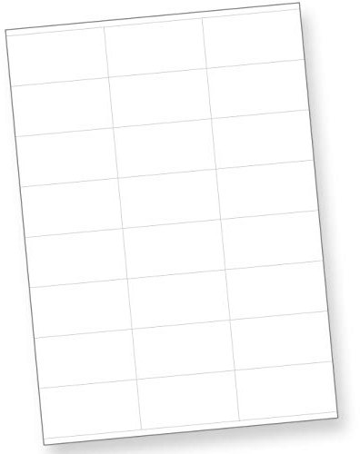 FIX Adressaufkleber Internetmarke 70 x 36 mm, 2.400 Stück auf 100 Blatt je 24 Etiketten, Blanko Aufkleber Adressen selbstklebend