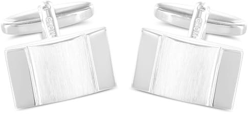 Grom Manschettenknöpfe Gravur Silber