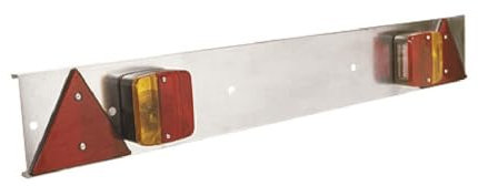 Rampe de signalisation plaque acier galvanise