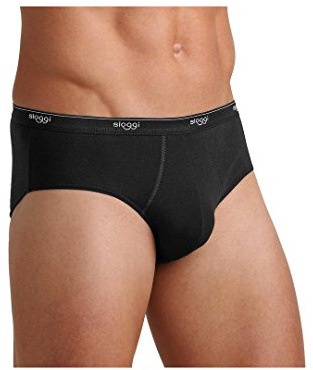 Sloggi Pack of 3 Basic+ - Maxi Briefs - Underwear - Cotton, black, M