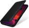 StilGut Book Type Flip Case for iPhone 11 (6.1), Genuine Leather iPhone 11 Case with Closure, Black Nappa