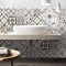 RE-COVERTILES - Autocollants Carrelage Salle de Bain et Cuisine 24 Pcs 10x10 cm - PS00213 Décoration murale en carrelage mosaïque PVC imperméable style carreaux de ciment Azulejos