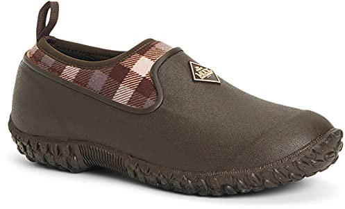 Muck Boots Women's Muckster II Low Pull On Waterproof Shoe, Brown, 3