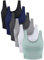 Geyoga 6 Stück Damen Crop Tank Tops Ärmelloses Sport Crop Top (Entzückender Stil, M)