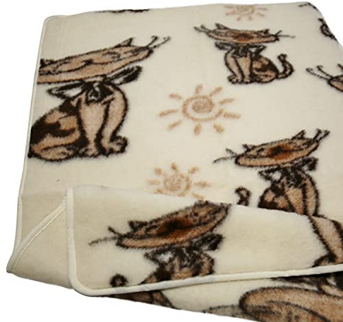 Wolldecke Merino Katze Kinderzimmer Kuscheldecke Wohndecke Tagesdecke