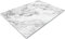 White Marble Funky Glass Worktop Savers | Heat Resistant Large Chopping Board