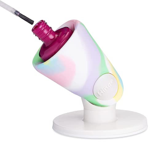 tweexy Untippable Support pour vernis à ongles, outils de peinture pour ongles, support de bouteille anti-déversement, accessoires de pédicure et de manucure (licorne)
