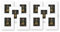 aFFa frames Rahmenloser Bilderhalter mit Clips für Fotos und Poster, the frame, Posterrahmen, Plexiglas, HDF, bilderrahmen 10x15 cm | Set 1 Packung mit 10 Stück