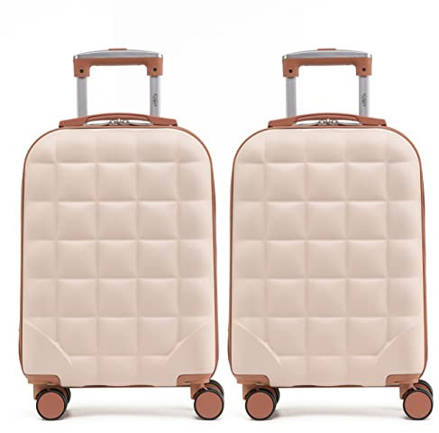 Flight Knight Bubble Suitcase Ryanair easyJet Jet2 Approved 8 Wheel Hardcase Suitcases Cabin or Medium & Large Check-in Sizes