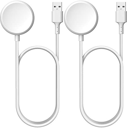 TUCANA USB Charger Cable Compatible for Google Pixel Watch (2 PCS, White)