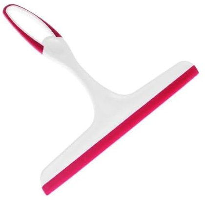 Window Glass Cleaning Squeegee Blade Wiper Cleaner Home Shower Bathroom (Color : Red)