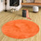 Pergamon Luxus Super Soft Hochflor Langflor Teppich Rund Flauschig Weich Wohnzimmer Schlafzimmer Melia Orange