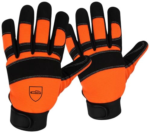 Greenstar Gants de Tronconnage Gauche Orange Taille M