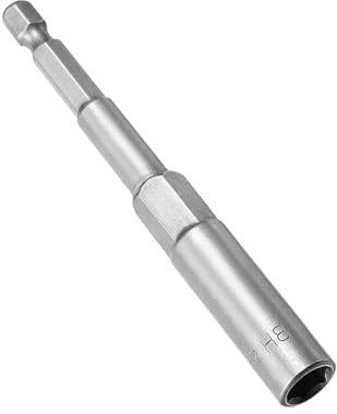 TOP-VIGOR 8mm Nut Setter Driver Drill Bit Set, 1/4 inch Hex Shank Quick Change, 100mm Length Metric Nut Driver Set for Woodworking, Auto Repairing, Machine Maintenance, Furnitures