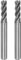 QUARKZMAN 2uds 7mm x 8mm 4 Flautas Helicoidales Ranura Recta Vástago HSS-AL Extremo Molino Fresado Cortador Herramienta