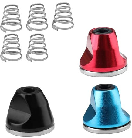 LWLWA Tuerca Eje Rueda Bicicleta 3 Piezas, Metal Tuercas para Eje de Bicicleta, Tuerca Eje Cubo Bicicleta M5, Antideslizante, Antisuelto, para Bicicletas Domésticas, Bicicletas de Carretera