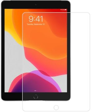 HYGMOCC Diseño para Apple iPad 9º 8º 7ª generación (10,2 pulgadas, iPad 9/8/7, 2021 y 2020 y 2019) Protector de pantalla de vidrio templado, anti arañazos, sin burbujas, alta definición (1 pieza)