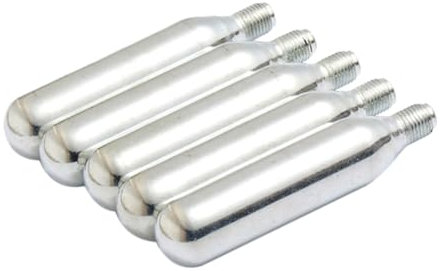 PHENOFICE Kohlendioxid-gastank Co2-tank 12g Größe Einweg-Design Hohe Temperaturbeständigkeit Verdickt Explosionsgeschützt Trocken Lagern