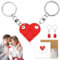BOYATONG Herz Schlüsselanhänger Partner, Geschenke für Paare, Valentinstagsgeschenk Liebes Geschenk für Sie und Ihn, Couple Geschenke, Paar Geschenke für Beide, Pärchen Geschenke, Partner Geschenke