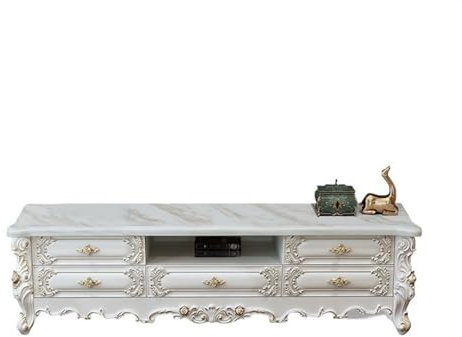 Banc TV Combinaison de Table Basse et Meuble TV, Moderne et Minimaliste, Salon, Petit Appartement, Meuble TV en marbre Meuble TV