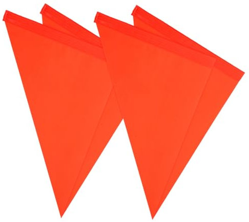 YARNOW Orangefarbene Fahrrad Sicherheitsflaggen Ohne Stange Wasserdichte Warnflagge Für Kinderfahrräder Ersatz Fahnen Für Camping Outdoor Und Wandern Material