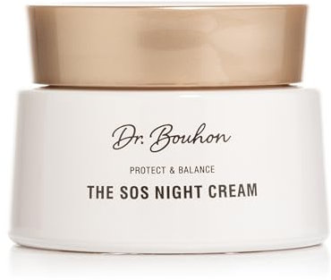 Dr. Bouhon - The SOS Night Cream (50ml) - Gesichtscreme mit Lavendel, Hyaluronsäure & Phytoöstrogenen - feuchtigkeitsspendend & straffend - Anti-Aging Nachtcreme - vegan