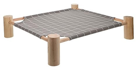 HAPINARY Überdachtes Katzenbett Erhöhtes Haustierbett Waschbares Haustierbett Katzenhängematte Haustierbedarf