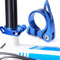 Bike Seat Post Lock Clamp,Aluminium Alloy Bicycle Seatpost Collar,Quick Release Seatpost Clamp for MTB Road Casual Bike(Blue,31.8mm)