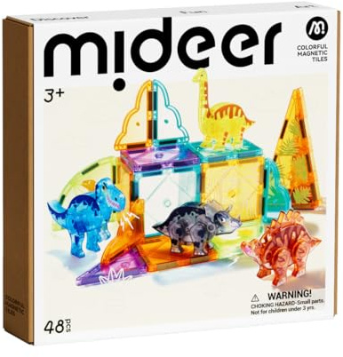 Mideer Mein erster Magnetbausatz Dinosaurier 48 Teile