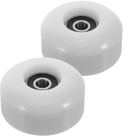 Abaodam 2stücke Pu Skateboard-räder Mit Kugellagern Stoßdämpfend Elastisch Widerstandsfähig Kompatibel Für Cruiser Und Street Skateboards Stilvolle Muster Einfache Montage