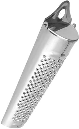 OUNONA Edelstahl Reibe Für Käse Zitrone Ingwer Knoblauch Reiben Werkzeug Küchenzubehör Waschbar Mit Aufhängeloch