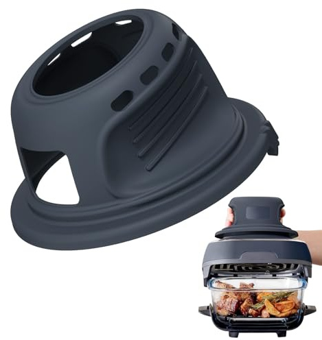 Funda antiquemaduras de silicona para Ninja CRISPi Freidora, funda antiquemaduras de silicona para Ninja Crispi Air Fryer FN101EUSG, Air Fryer Accesorios para Ninja FN101EU (Z-azul)
