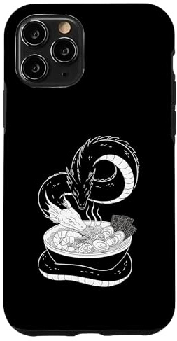 Kaiju Dragon Ramen Spirited Fantasy Foodie Minimalist Ryu Case for iPhone 11 Pro