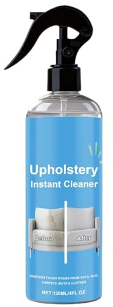 Polsterreiniger 120 ml Schnelltrocknende Reinigung Ohne Spülen | Couch Reiniger Spray Fleckenentferner Für Auto Wohnzimmer Badezimmer Wäsche Sofa Schuh Teppich Teppich Bett Möbel