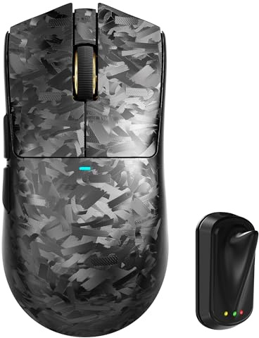 ATTACK SHARK X11 ULTRA Wireless Gaming Mouse, Ultra-Light 63g, 42K DPI, 8K Polling, Nordic Chip, Carbon Fiber, for Esports & Pro Gamers