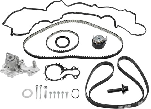 Timing Belt Kit Oil Pump Belt Bio Wet Belt Kit Water Pump Fit For Ford Fiesta MK6 MK7, For Focus MK3 B-Max 1.0 Ecoboost Petrol Engine FWD 2122062, E3BG6M260AA, 1761082
