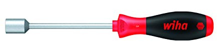 Wiha Schraubendreher SoftFinish® Dreikant-Steckschlüssel (26212) M4 x 125 mm ergonomischer Griff für kraftvolles Drehen, Allrounder für Industrie und Handwerk
