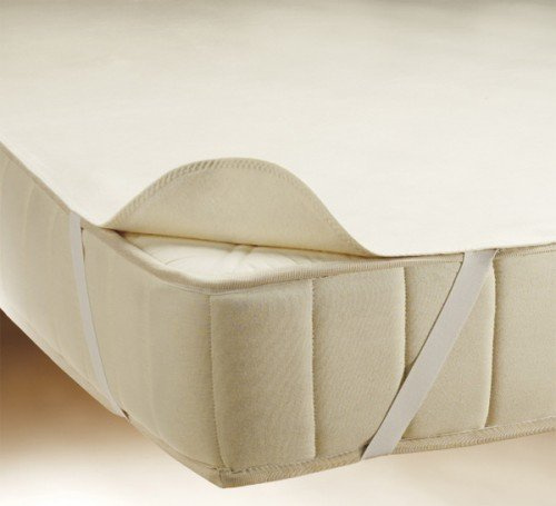 Dormisette Zwirn-Calmuc Matratzenauflage - 90 x 220 cm Molton 100% Baumwolle