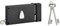 THIRARD SERRURE APPLIQ HORIZ 4G TIR 140X80 (5001124)