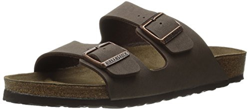 Birkenstock Arizona SFB Damen-Sandalen mit offener Spitze, Mokkabraun, 42 EU