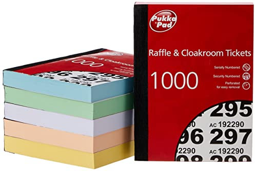 Pukka Pads Wert Gäste Lostrommel Ticket (6 Stück) Nummernblock