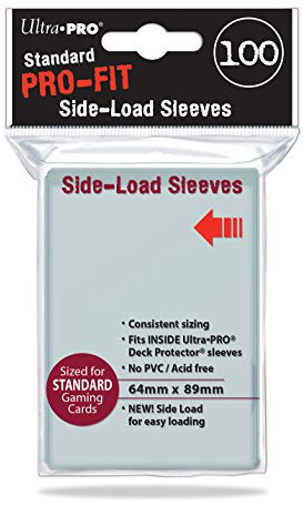 Ultra Pro 100 Pro-Fit Standard Side Load Deck Protectors - Inner Sleeves 84649