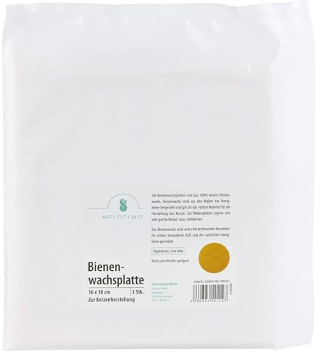 SPINNRAD Bienenwachsplatten, 3 St. Packung