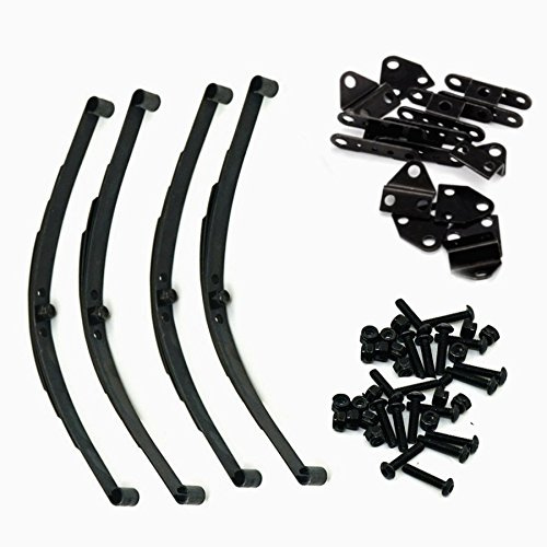 RC-FAST Black 1 Set Leaf Springs Set HighLift Chassis for D90 1/10 RC Crawler Car Upgrade Parts
