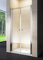 Yellowshop - Box Doccia Cm 70, 80, 90, 100, Porta Nicchia Saloon In Alluminio Cristallo Trasparente E Opaco 6mm Altezza Cm 190 Apertura A 180 Gradi (90 CM (DA 88 A 92 CM), TRASPARENTE)