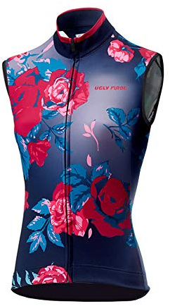 UGLY FROG 2026 Damen Sommer Ärmelloses Frauen Die Jersey Fahrrad Bekleidung Triathlon Vest Fahrradweste/Langarm Radtrikot Fahrradbekleidung Set Radhose mit Sitzpolster ZO07