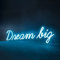 Lights4fun Dream Big LED Neon Leuchtschriftzug