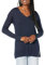 Amazon Essentials Women's Lightweight Long-Sleeved V-Neck Tunic Sweater (Available in Plus Size), Navy, M